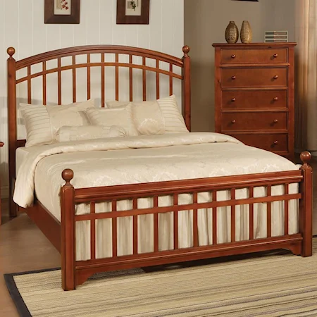 Full Windsor Headboard Bed